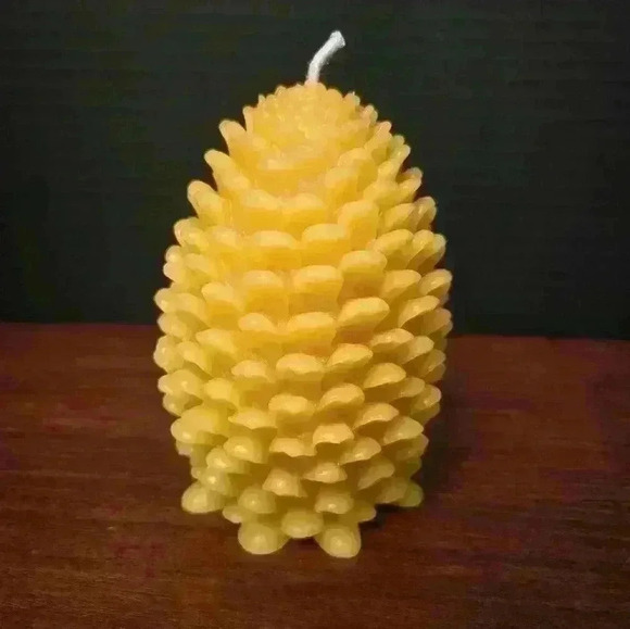 Blossom Hill Nursery Beeswax Candle - Large Pinecone - Handmade- Ontario, Canada - Picture 5 of 5